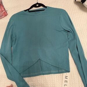 ME Makeover Essentials Teal Long Sleeve Top